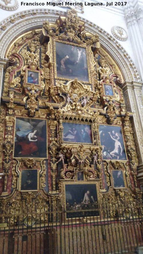 Catedral de Granada. Retablo de Jess Nazareno - Catedral de Granada. Retablo de Jess Nazareno. 