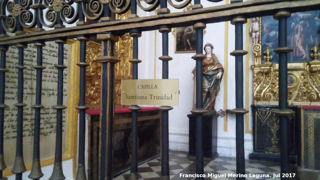 Catedral de Granada. Capilla de la Santsima Trinidad - Catedral de Granada. Capilla de la Santsima Trinidad. 