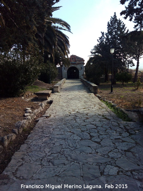 Ermita de San Cosme y San Damin - Ermita de San Cosme y San Damin. Camino empedrado