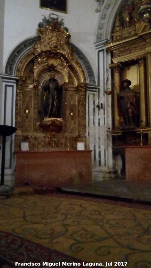 Catedral de Granada. Capilla de Santa Luca - Catedral de Granada. Capilla de Santa Luca. Retablo lateral