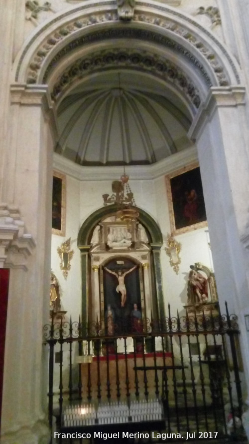 Catedral de Granada. Capilla del Cristo las Penas - Catedral de Granada. Capilla del Cristo las Penas. 