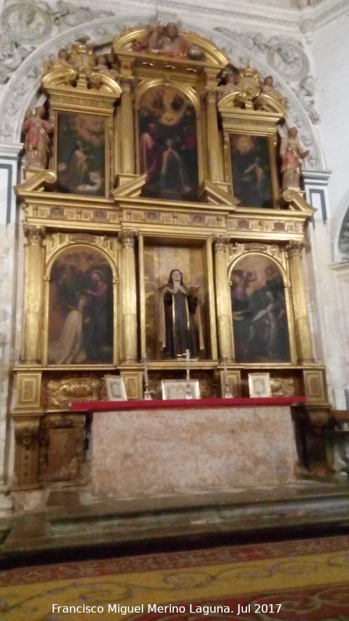 Catedral de Granada. Capilla de Santa Teresa - Catedral de Granada. Capilla de Santa Teresa. Retablo