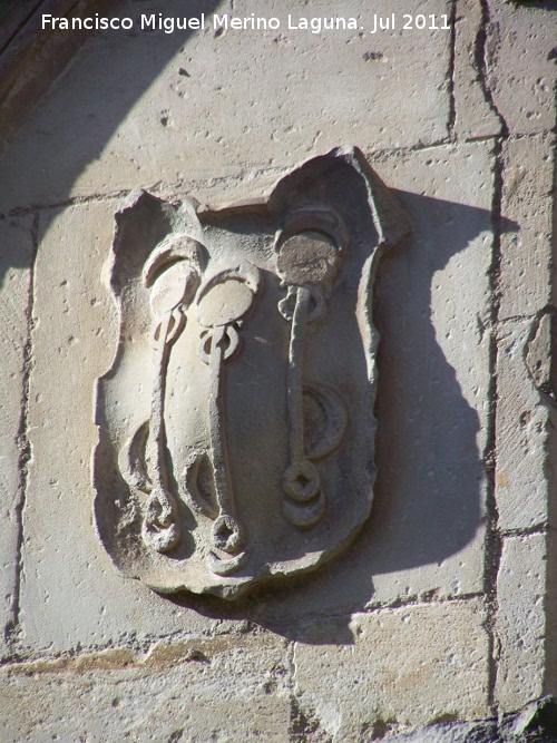 Convento de la Piedad - Convento de la Piedad. Escudo izquierdo