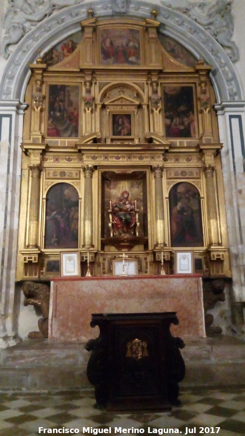 Catedral de Granada. Capilla de Santa Ana - Catedral de Granada. Capilla de Santa Ana. Retablo