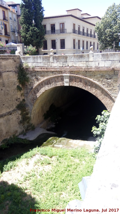 Plaza de Santa Ana - Plaza de Santa Ana. Enbovedado del Ro Darro