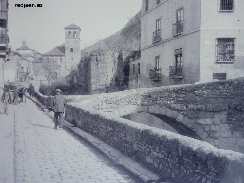 Puente Espinosa - Puente Espinosa. 1920 fotografa de Antonio Linares Arcos