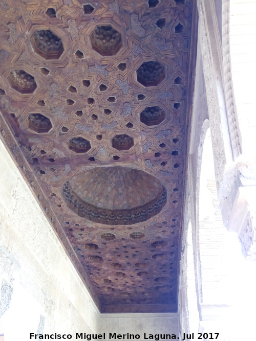 Alhambra. Palacio del Prtico - Alhambra. Palacio del Prtico. Artesonado