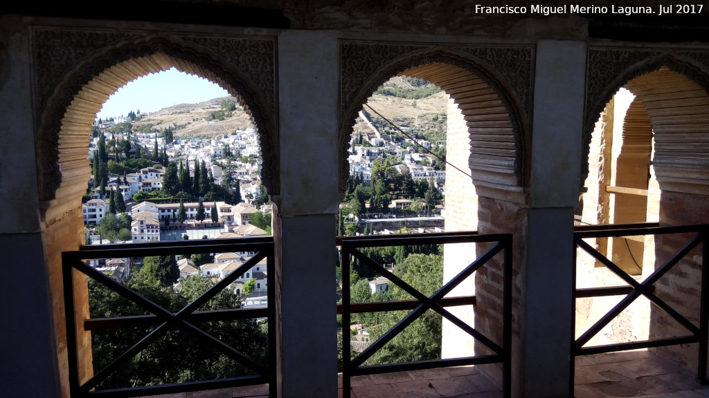 Alhambra. Palacio del Prtico - Alhambra. Palacio del Prtico. Galera