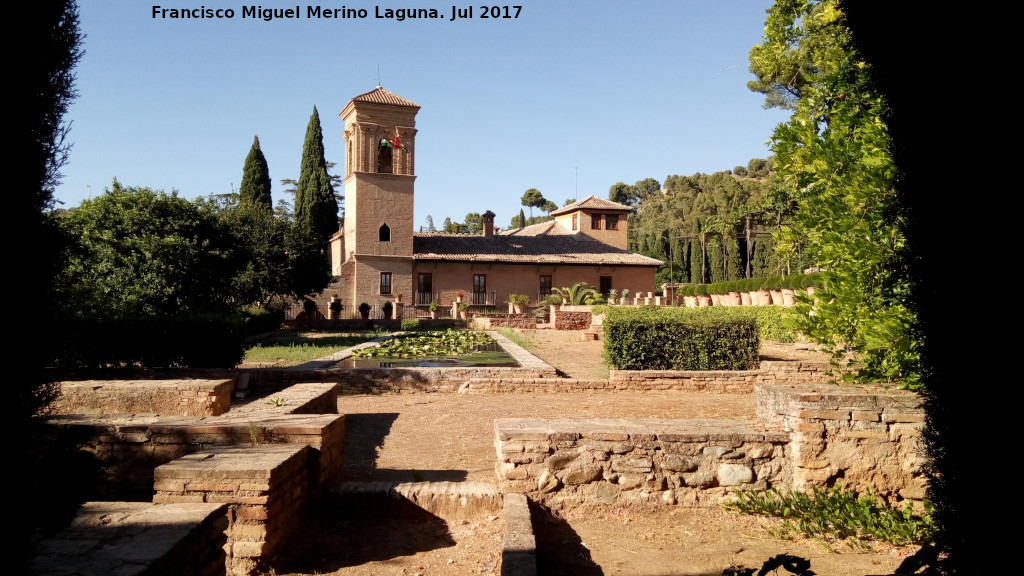 Alhambra. Medina - Alhambra. Medina. Al fondo el Convento de San Francisco