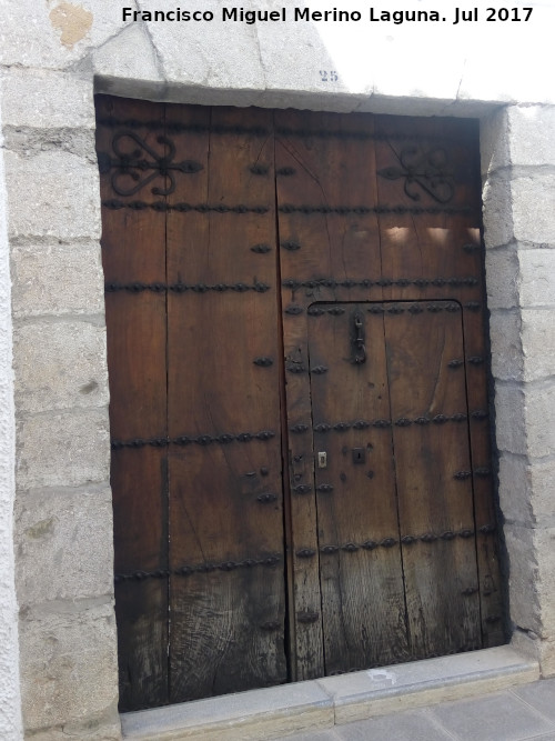 Casa de la Calle Rabadn n 25 - Casa de la Calle Rabadn n 25. Puerta