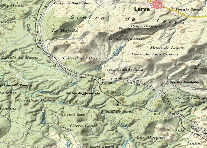 Era del Cortijo Navarrete - Era del Cortijo Navarrete. Mapa