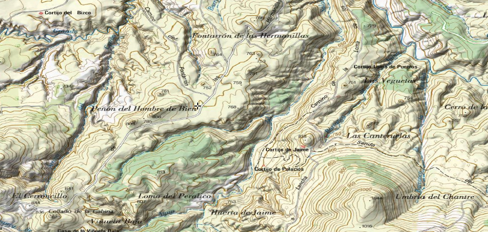 Cortijo del Hombre de Bien - Cortijo del Hombre de Bien. Mapa