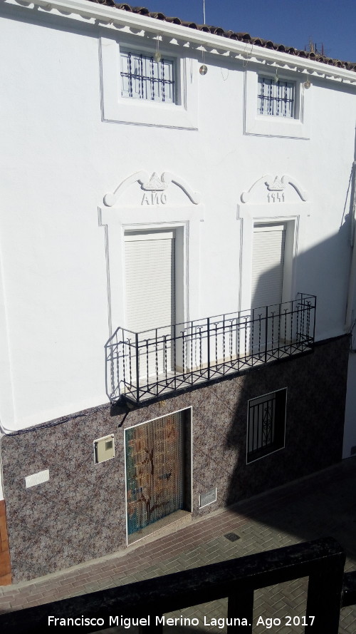Casa de la Calle El Olivo de Solera n 18 - Casa de la Calle El Olivo de Solera n 18. Fachada