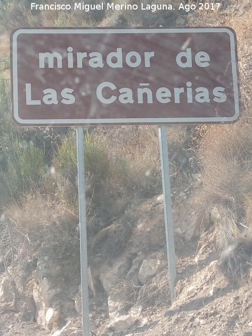 Mirador de las Caeras - Mirador de las Caeras. Cartel