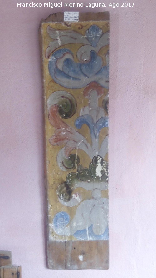 Artesonado - Artesonado. Tabla de artesonado policromada. Siglo XVII. Jan. Museo de Arte Andalus - beda