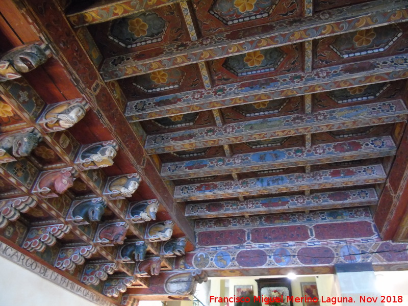 Artesonado - Artesonado. Palacio de los Salcedo - Baeza