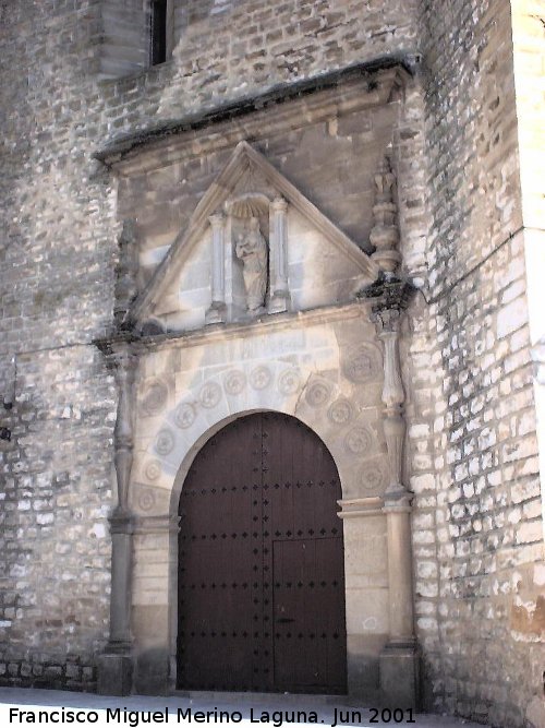 Iglesia de Santa Mara La Mayor - Iglesia de Santa Mara La Mayor. Portada lateral