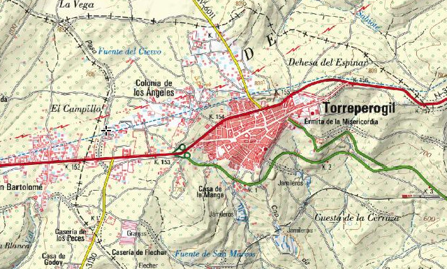 Caada Real El Paso - Caada Real El Paso. Mapa