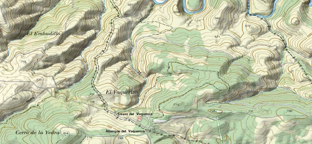 El Vaquerizo - El Vaquerizo. Mapa
