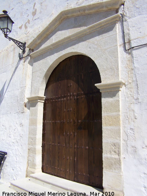 Iglesia de Santo Domingo de Guzmn - Iglesia de Santo Domingo de Guzmn. Portada Oeste