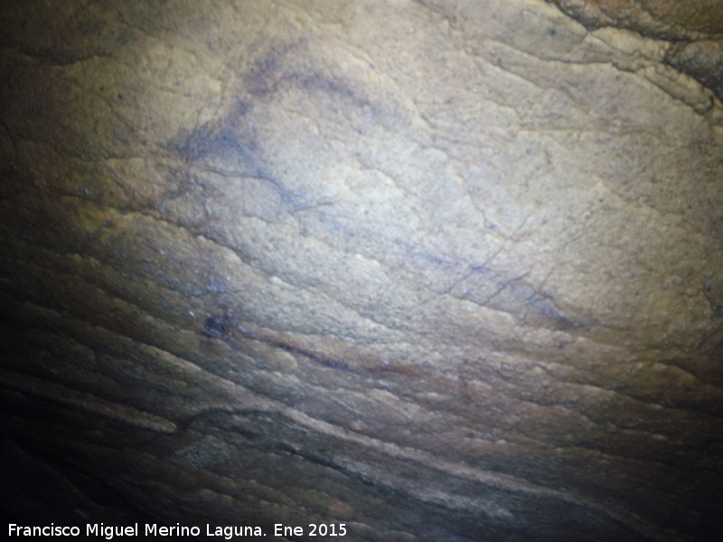 Pinturas rupestres de la Cueva del Morrn - Pinturas rupestres de la Cueva del Morrn. Cabra negra