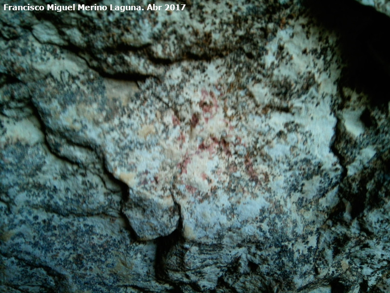 Pinturas rupestres del Abrigo de Aznaitn de Torres III - Pinturas rupestres del Abrigo de Aznaitn de Torres III. Restos