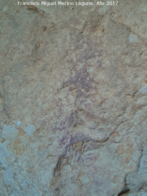 Pinturas rupestres del Abrigo de Aznaitn de Torres I - Pinturas rupestres del Abrigo de Aznaitn de Torres I. Barra inferior derecha