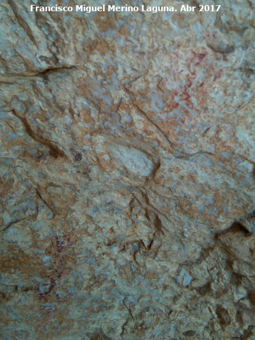 Pinturas rupestres del Abrigo de Aznaitn de Torres I - Pinturas rupestres del Abrigo de Aznaitn de Torres I. Barras centrales de la derecha