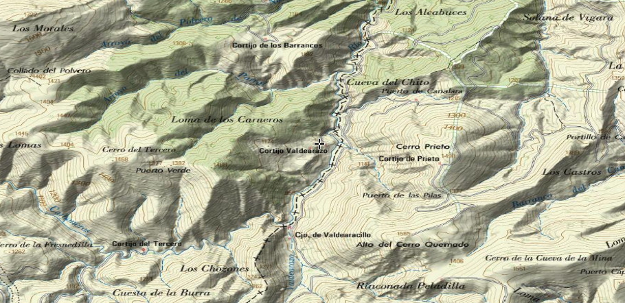 Cortijo del Valdearazo - Cortijo del Valdearazo. Mapa