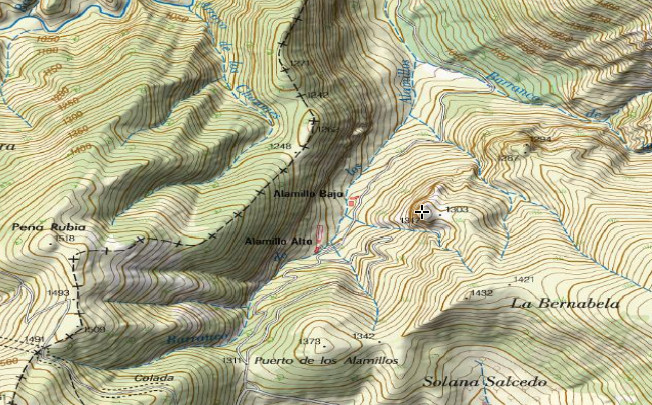 Tajos del Buitre - Tajos del Buitre. Mapa