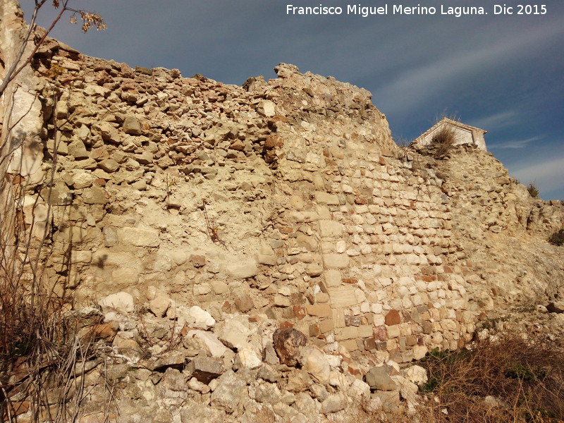 Castillo de Recena - Castillo de Recena. Muralla
