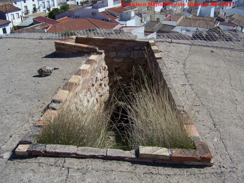 Castillo de Torres - Castillo de Torres. Escaleras de la azotea