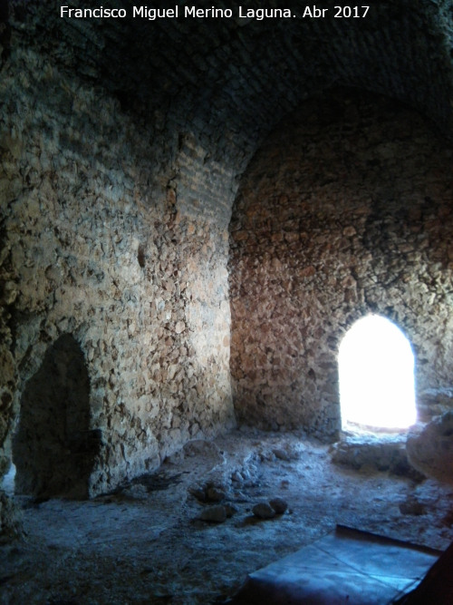 Castillo de Torres - Castillo de Torres. Habitculo de la segunda planta