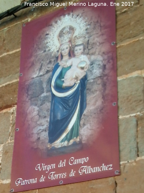 Iglesia de la Presentacin - Iglesia de la Presentacin. Cartel de la Virgen del Campo