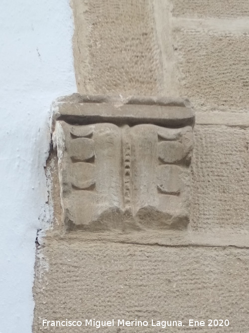 Casa de la Calle Nueva del Rojo n� 19 - Casa de la Calle Nueva del Rojo n� 19. Voluta izquierda