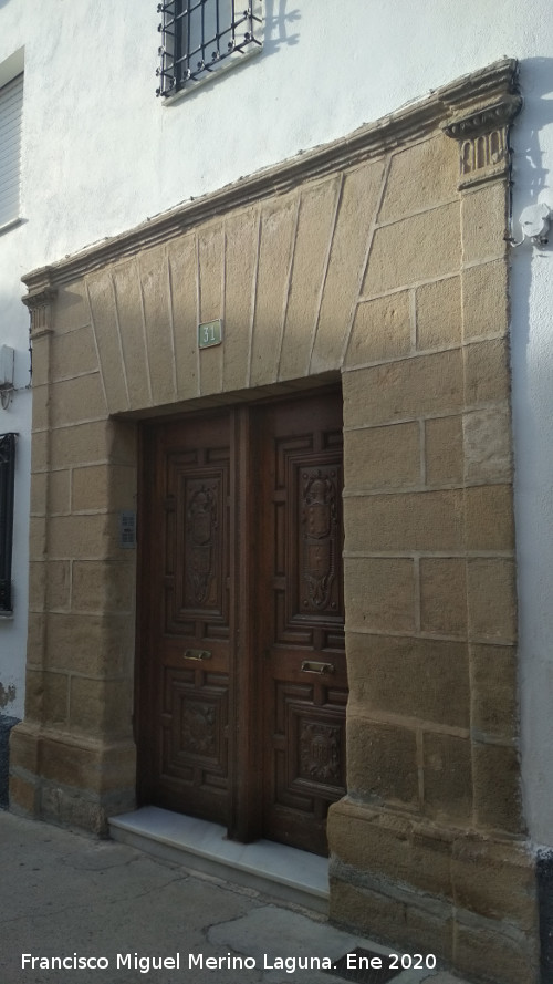 Casa de la Calle Antonio Moreno n� 31 - Casa de la Calle Antonio Moreno n� 31. Portada