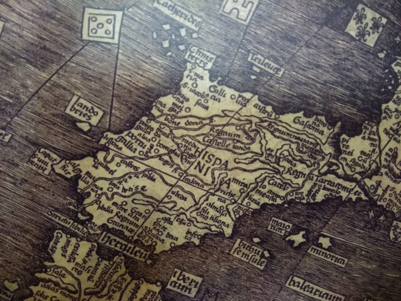 Historia de beda - Historia de beda. Mapa 1500