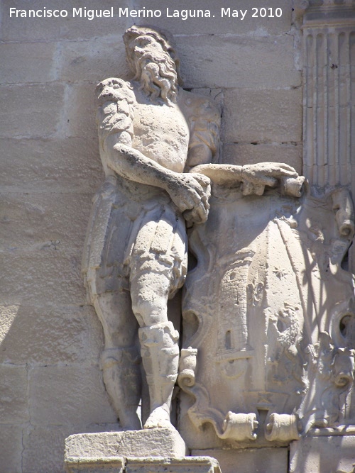 Palacio de la Rambla - Palacio de la Rambla. Tenante izquierdo