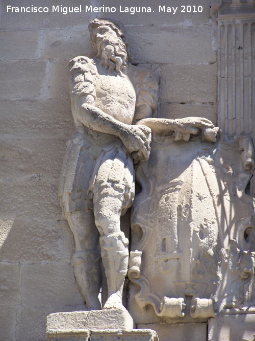 Palacio de la Rambla - Palacio de la Rambla. Tenante izquierdo