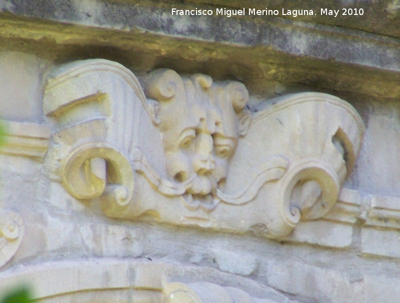 Palacio de la Rambla - Palacio de la Rambla. Detalle del patio