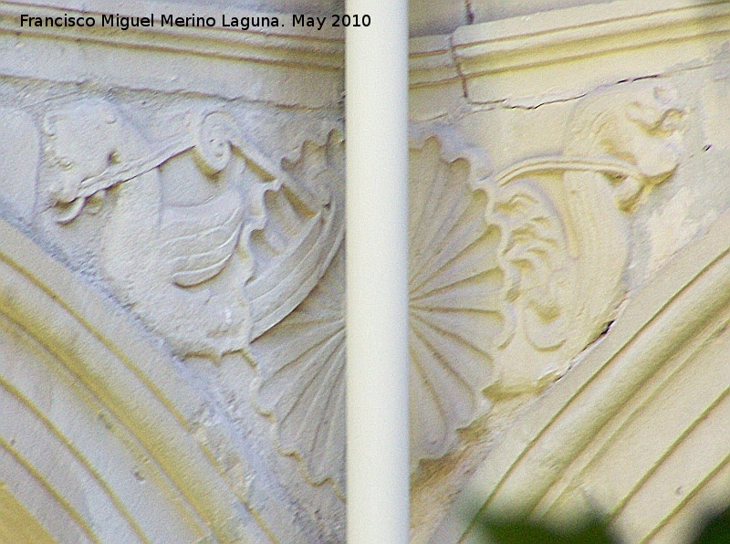 Palacio de la Rambla - Palacio de la Rambla. Detalle del patio