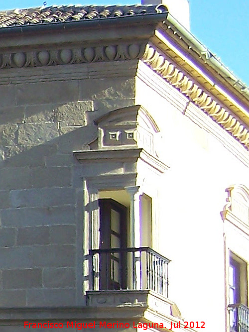 Palacio del Den Ortega - Palacio del Den Ortega. Balcn esquinero derecho