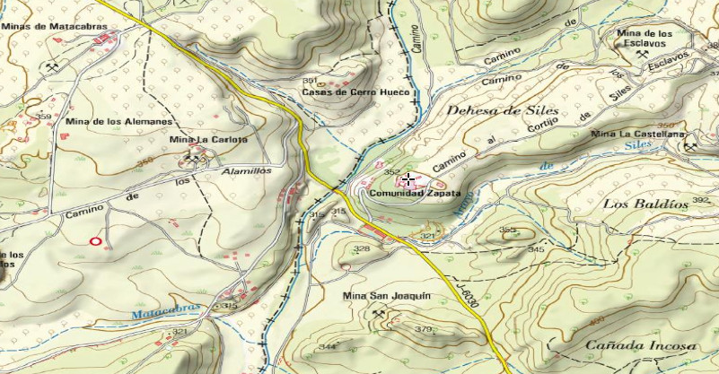 Pozo Siles - Pozo Siles. Mapa
