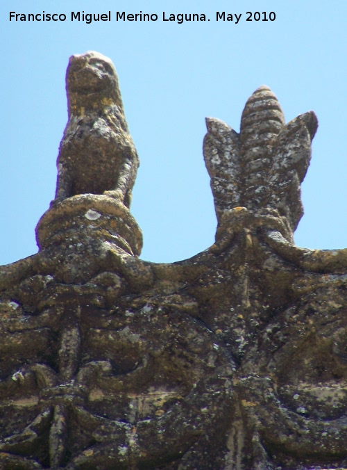 Casa de Las Torres - Casa de Las Torres. Detalle de la crestera