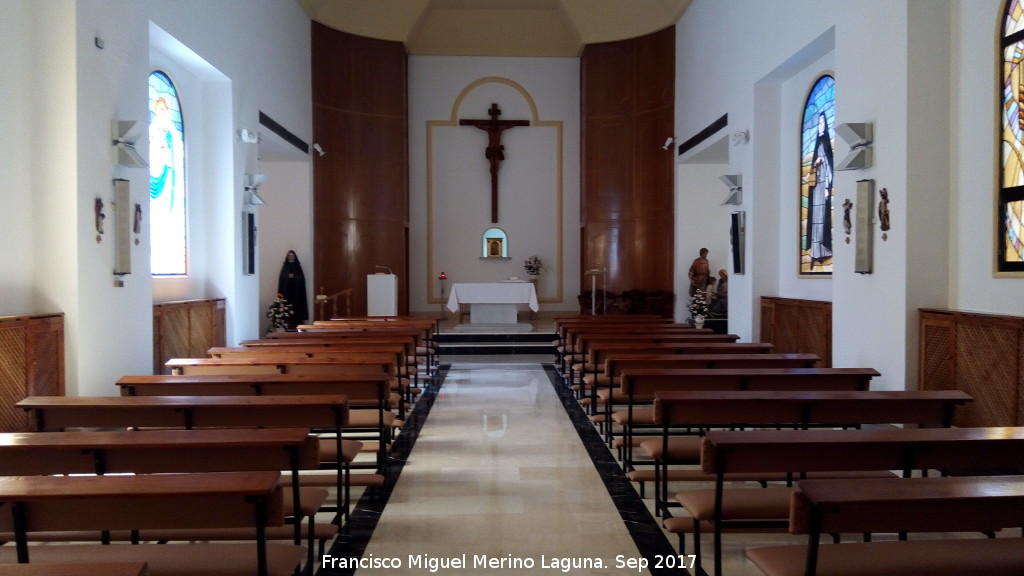 Capilla de las Hermanitas de los Pobres - Capilla de las Hermanitas de los Pobres. Interior