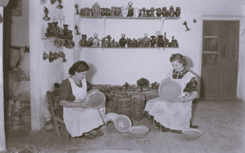 Cermica de beda - Cermica de beda. Foto antigua