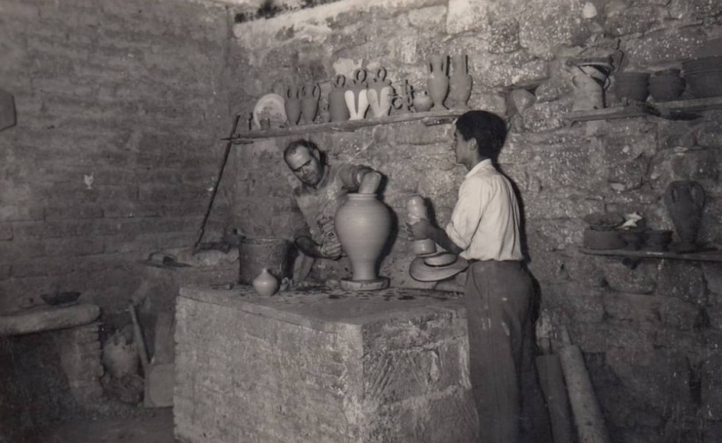 Cermica de beda - Cermica de beda. Foto antigua