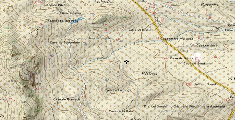 Casera de Segovia - Casera de Segovia. Mapa