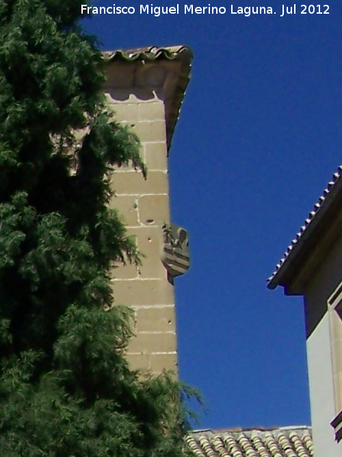 Real Monasterio de Santa Clara - Real Monasterio de Santa Clara. Escudo esquinero