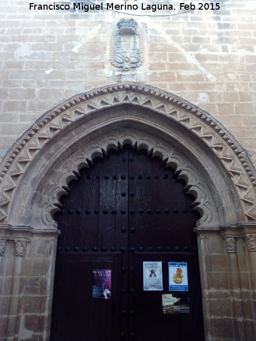 Real Monasterio de Santa Clara - Real Monasterio de Santa Clara. Portada lateral